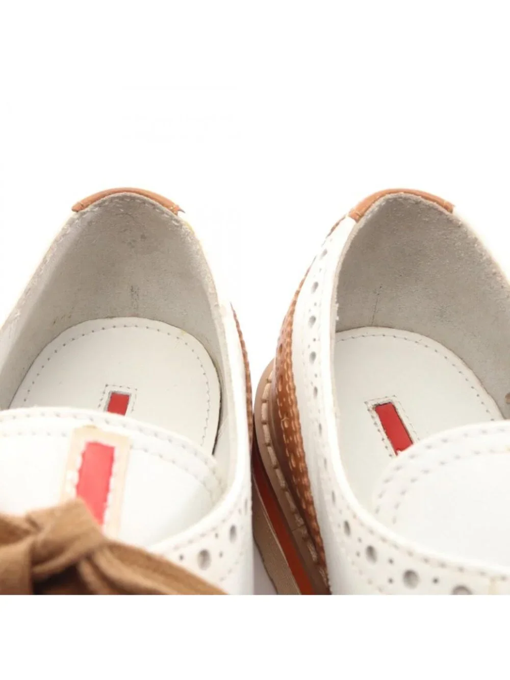 Prada Sport Linea Rossa Shoes Brogue Leather